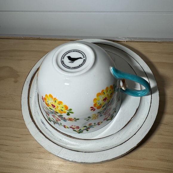 Floral Anthropologie Coffee & Tea Mug Cup - Picture 6 of 6